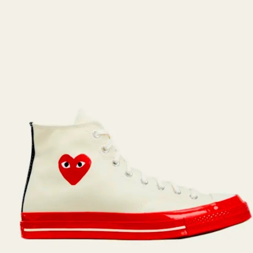 COMME DES GARCONS
x Converse Men's PLAY Chuck 70 High-Top Sneakers